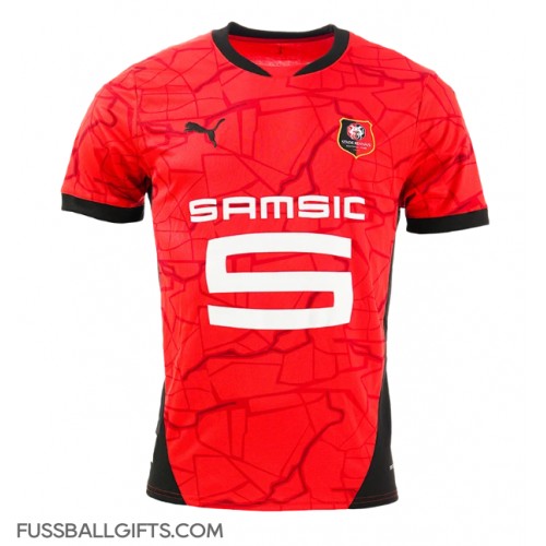 Stade Rennais Fußballbekleidung Heimtrikot 2024-25 Kurzarm